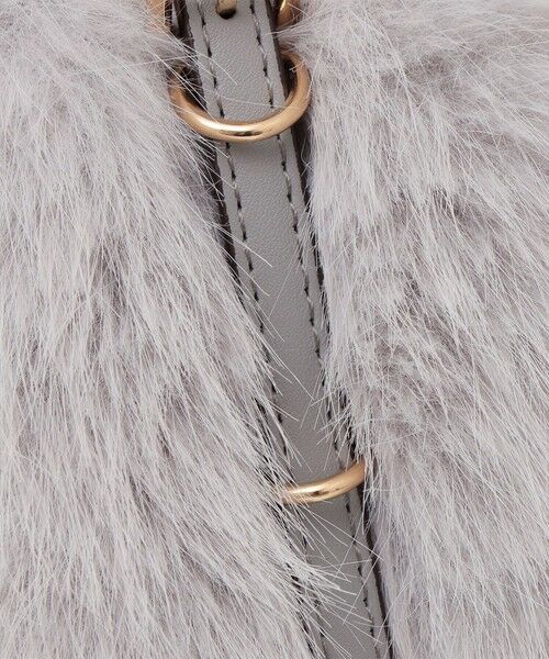 SHIPS / シップス トートバッグ | SHIPS any: A4 ベルト フェイクファー トート バッグ | 詳細5