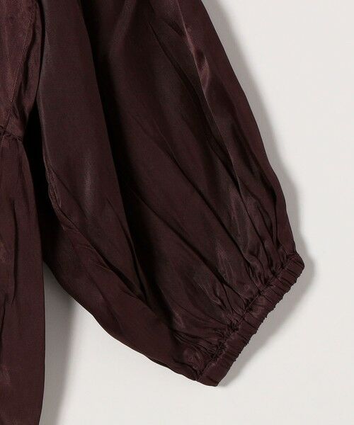 SHIPS / シップス シャツ・ブラウス | SHIPS any:〈洗濯機可能〉サテン 刺繍 スキッパー ペプラム ブラウス | 詳細24