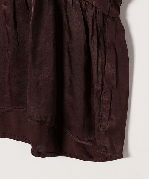 SHIPS / シップス シャツ・ブラウス | SHIPS any:〈洗濯機可能〉サテン 刺繍 スキッパー ペプラム ブラウス | 詳細25