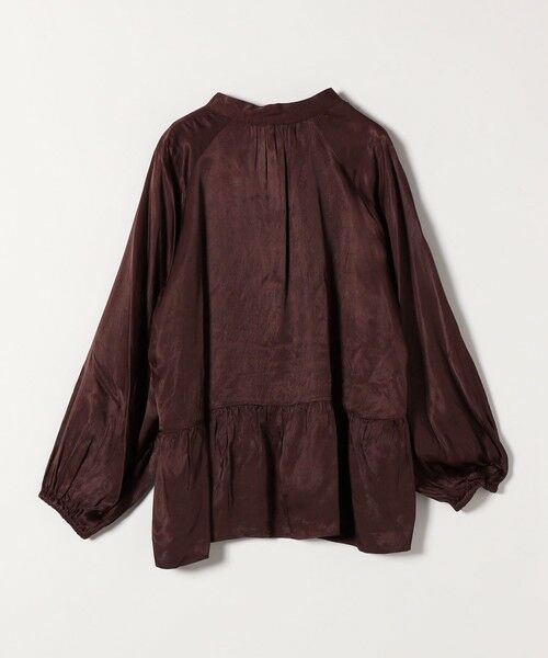 SHIPS / シップス シャツ・ブラウス | SHIPS any:〈洗濯機可能〉サテン 刺繍 スキッパー ペプラム ブラウス | 詳細26