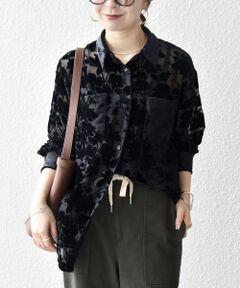 SHIPS / シップス シャツ・ブラウス | SHIPS any:〈手洗い可能〉フラワー オパール シアー シャツ ブラウス