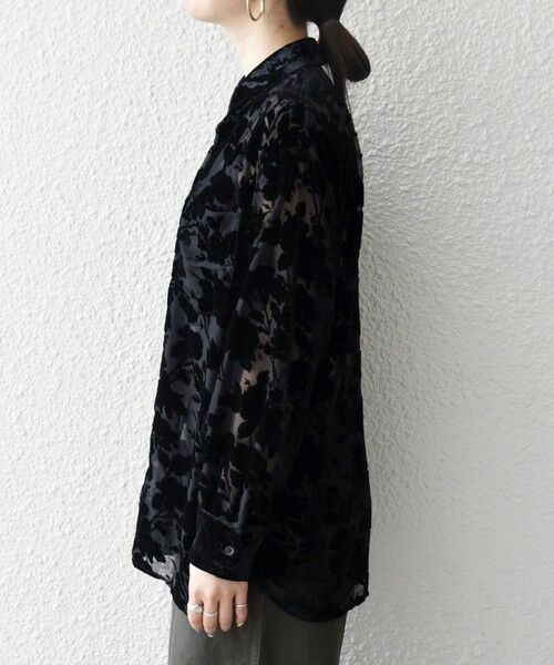 SHIPS / シップス シャツ・ブラウス | SHIPS any:〈手洗い可能〉フラワー オパール シアー シャツ ブラウス | 詳細12