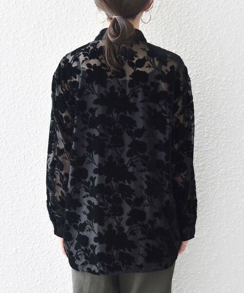 SHIPS / シップス シャツ・ブラウス | SHIPS any:〈手洗い可能〉フラワー オパール シアー シャツ ブラウス | 詳細13