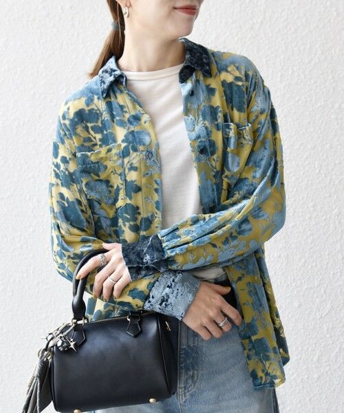 SHIPS / シップス シャツ・ブラウス | SHIPS any:〈手洗い可能〉フラワー オパール シアー シャツ ブラウス | 詳細17