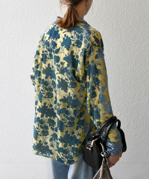 SHIPS / シップス シャツ・ブラウス | SHIPS any:〈手洗い可能〉フラワー オパール シアー シャツ ブラウス | 詳細19