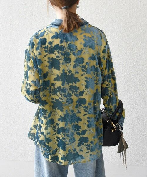 SHIPS / シップス シャツ・ブラウス | SHIPS any:〈手洗い可能〉フラワー オパール シアー シャツ ブラウス | 詳細20