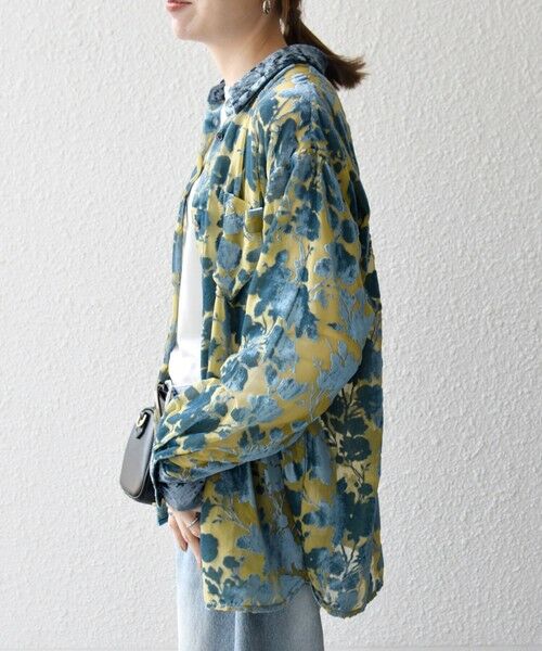 SHIPS / シップス シャツ・ブラウス | SHIPS any:〈手洗い可能〉フラワー オパール シアー シャツ ブラウス | 詳細21