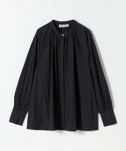 SHIPS / シップス シャツ・ブラウス | bon_meur:〈洗濯機可能〉レース スカーフ付き バンドカラー ギャザー パフ シャツ | 詳細24