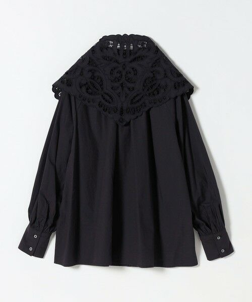 SHIPS / シップス シャツ・ブラウス | bon_meur:〈洗濯機可能〉レース スカーフ付き バンドカラー ギャザー パフ シャツ | 詳細26