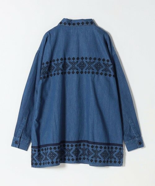 SHIPS / シップス Gジャン・デニムジャケット | bon_meur:〈洗濯機可能〉エンブロイダリー デニム シャツ ジャケット | 詳細16