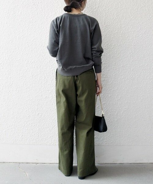 SHIPS / シップス スウェット | Mixta:〈洗濯機可能〉ラグラン ロゴ クルーネック プルオーバー | 詳細3