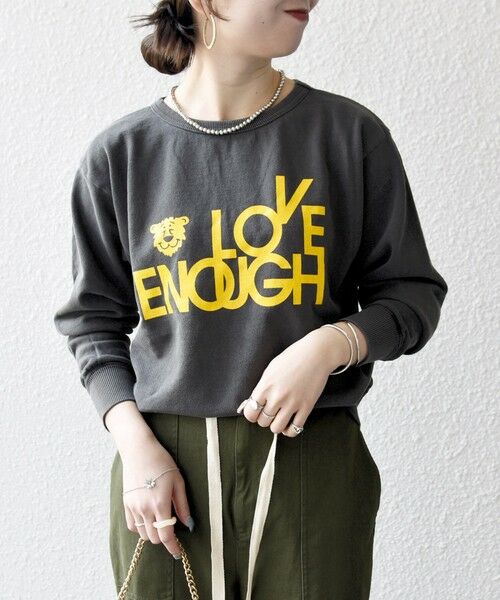 SHIPS / シップス スウェット | Mixta:〈洗濯機可能〉ラグラン ロゴ クルーネック プルオーバー | 詳細4