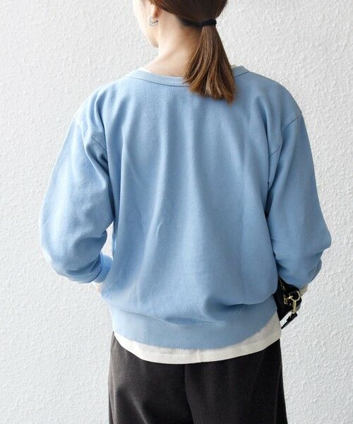 SHIPS / シップス スウェット | Mixta:〈洗濯機可能〉ラグラン ロゴ クルーネック プルオーバー | 詳細13