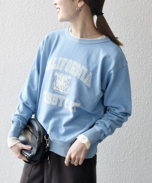 SHIPS / シップス スウェット | Mixta:〈洗濯機可能〉ラグラン ロゴ クルーネック プルオーバー | 詳細14