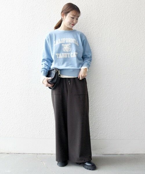 SHIPS / シップス スウェット | Mixta:〈洗濯機可能〉ラグラン ロゴ クルーネック プルオーバー | 詳細9