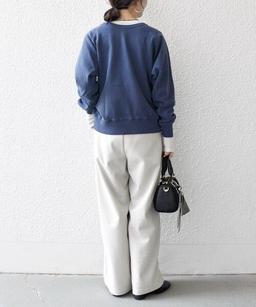 SHIPS / シップス スウェット | Mixta:〈洗濯機可能〉ラグラン ロゴ クルーネック プルオーバー | 詳細22