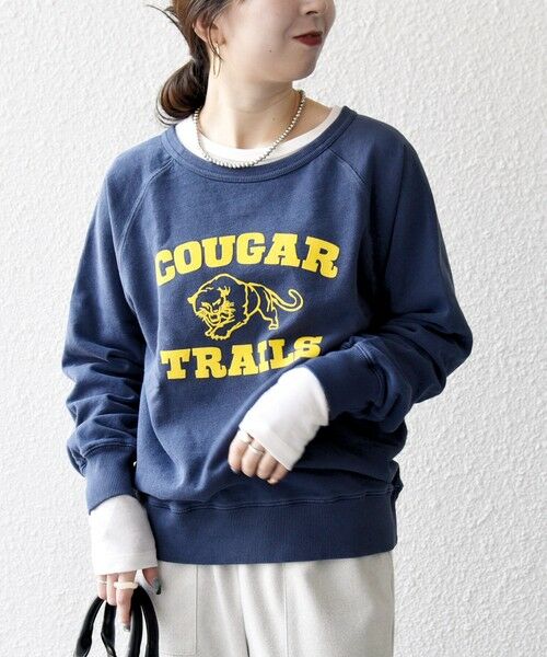 SHIPS / シップス スウェット | Mixta:〈洗濯機可能〉ラグラン ロゴ クルーネック プルオーバー | 詳細23