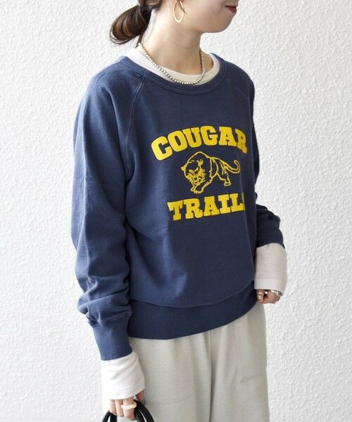 SHIPS / シップス スウェット | Mixta:〈洗濯機可能〉ラグラン ロゴ クルーネック プルオーバー | 詳細24