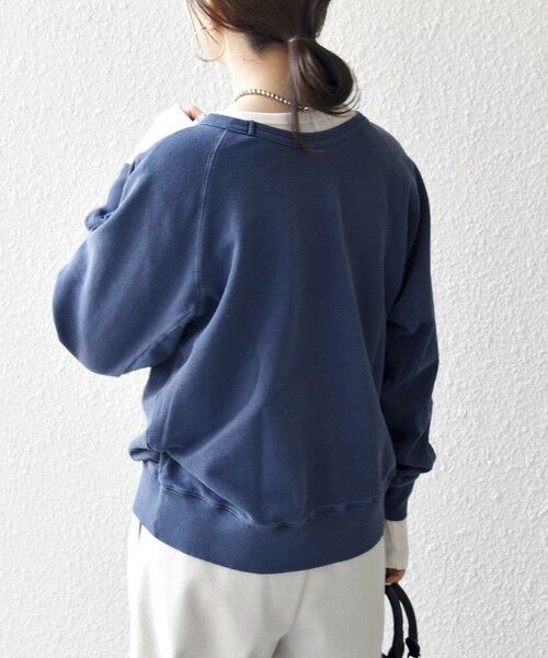 SHIPS / シップス スウェット | Mixta:〈洗濯機可能〉ラグラン ロゴ クルーネック プルオーバー | 詳細25