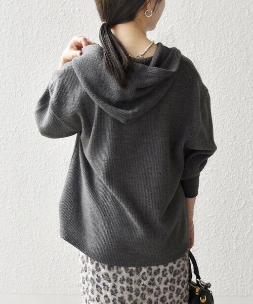 SHIPS / シップス カットソー | SHIPS any:〈手洗い可能〉起毛 ワッフル ハーフジップ フーディー プルオーバー | 詳細16