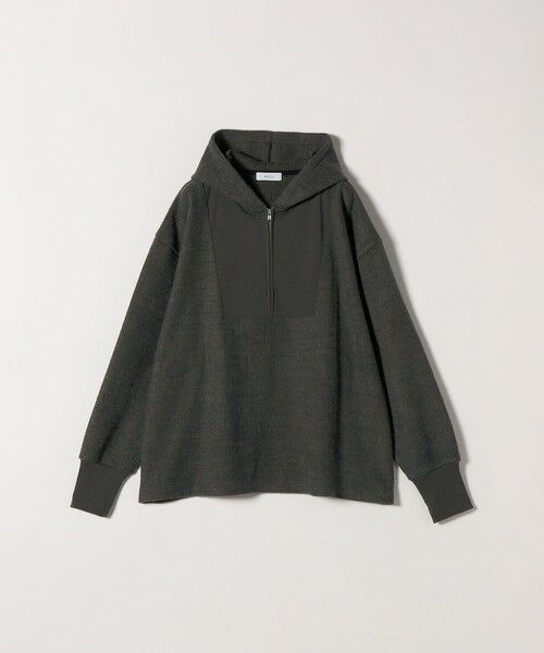 SHIPS / シップス カットソー | SHIPS any:〈手洗い可能〉起毛 ワッフル ハーフジップ フーディー プルオーバー | 詳細18