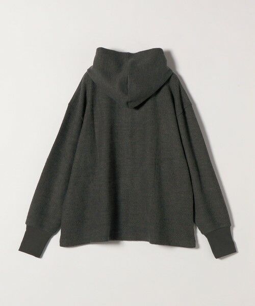 SHIPS / シップス カットソー | SHIPS any:〈手洗い可能〉起毛 ワッフル ハーフジップ フーディー プルオーバー | 詳細22