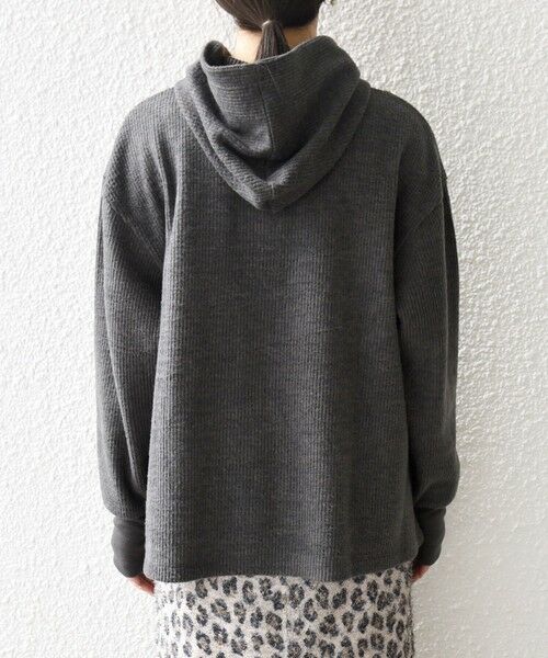 SHIPS / シップス カットソー | SHIPS any:〈手洗い可能〉起毛 ワッフル ハーフジップ フーディー プルオーバー | 詳細26