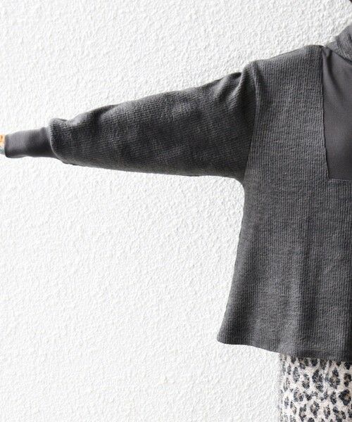 SHIPS / シップス カットソー | SHIPS any:〈手洗い可能〉起毛 ワッフル ハーフジップ フーディー プルオーバー | 詳細27