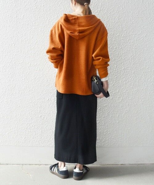 SHIPS / シップス カットソー | SHIPS any:〈手洗い可能〉起毛 ワッフル ハーフジップ フーディー プルオーバー | 詳細30