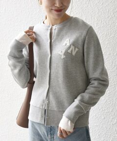 SHIPS / シップス カーディガン・ボレロ | SHIPS any:〈洗濯機可能〉裏起毛 ビジュー コンパクト スナップ カーディガン