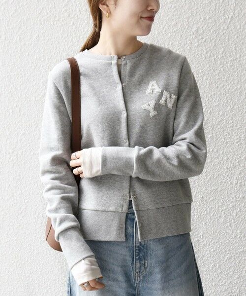 SHIPS / シップス カーディガン・ボレロ | SHIPS any:〈洗濯機可能〉裏起毛 ビジュー コンパクト スナップ カーディガン | 詳細12