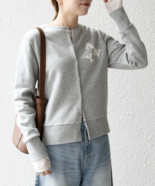 SHIPS / シップス カーディガン・ボレロ | SHIPS any:〈洗濯機可能〉裏起毛 ビジュー コンパクト スナップ カーディガン | 詳細13