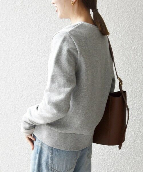 SHIPS / シップス カーディガン・ボレロ | SHIPS any:〈洗濯機可能〉裏起毛 ビジュー コンパクト スナップ カーディガン | 詳細15