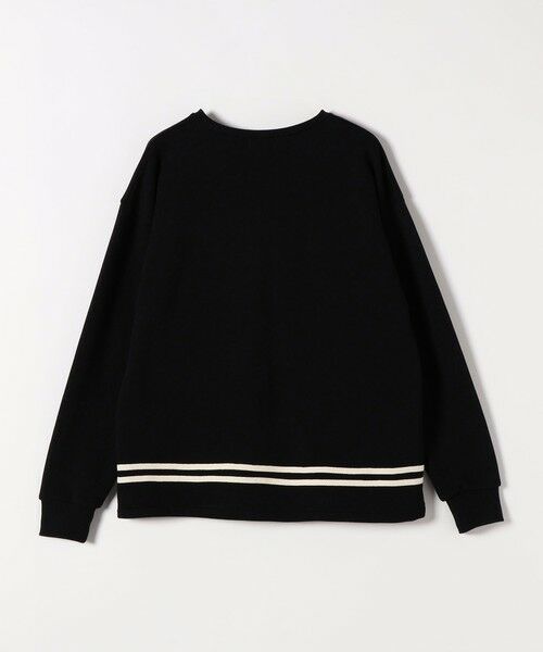 SHIPS / シップス スウェット | SHIPS any:〈洗濯機可能〉裏起毛 パールモチーフ 刺繍 ワイド スウェット | 詳細23