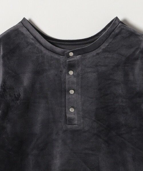SHIPS / シップス カットソー（半袖以外） | SHIPS any:〈洗濯機可能〉ポリエステル ベロア 2way ヘンリーネック プルオーバー | 詳細10
