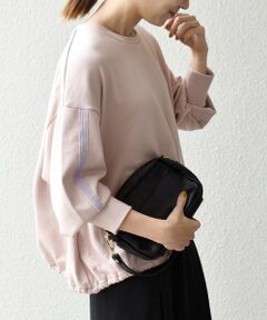 SHIPS / シップス スウェット | 《予約》SHIPS any:〈洗濯機可能〉裏毛 バイカラー ドロスト ルーズ スウェット プルオーバー