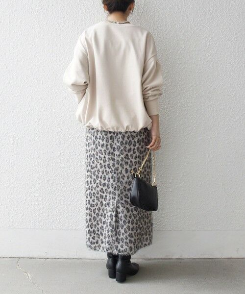 SHIPS / シップス スウェット | SHIPS any:〈洗濯機可能〉裏毛 バイカラー ドロスト ルーズ スウェット プルオーバー | 詳細2