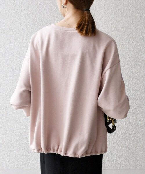 SHIPS / シップス スウェット | SHIPS any:〈洗濯機可能〉裏毛 バイカラー ドロスト ルーズ スウェット プルオーバー | 詳細19