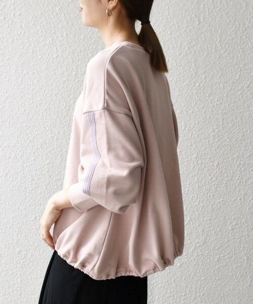 SHIPS / シップス スウェット | SHIPS any:〈洗濯機可能〉裏毛 バイカラー ドロスト ルーズ スウェット プルオーバー | 詳細20