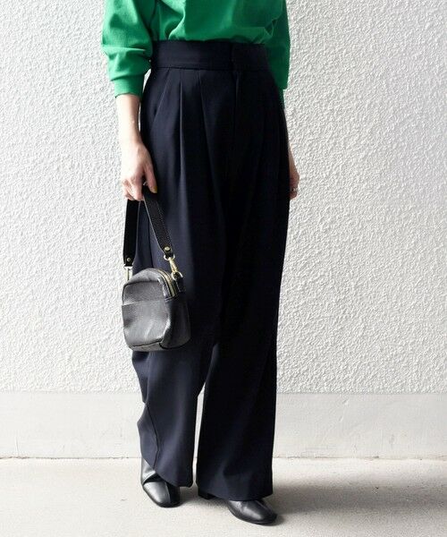 SHIPS / シップス その他パンツ | SHIPS any:〈洗濯機可能〉ウォーム ストレッチ ハイウエスト 2タック パンツ | 詳細18