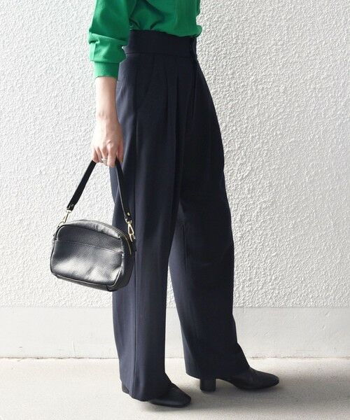 SHIPS / シップス その他パンツ | SHIPS any:〈洗濯機可能〉ウォーム ストレッチ ハイウエスト 2タック パンツ | 詳細19