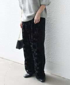 SHIPS / シップス その他パンツ | SHIPS any:〈手洗い可能〉フラワー オパール タック セミワイド イージー パンツ