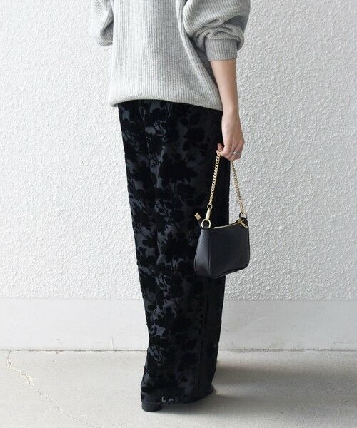 SHIPS / シップス その他パンツ | SHIPS any:〈手洗い可能〉フラワー オパール タック セミワイド イージー パンツ | 詳細6