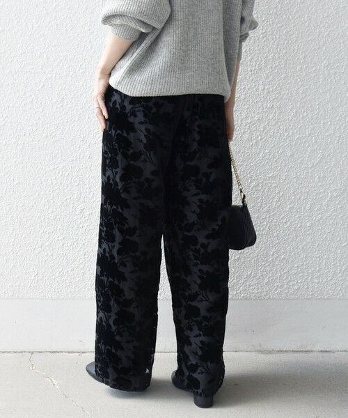 SHIPS / シップス その他パンツ | SHIPS any:〈手洗い可能〉フラワー オパール タック セミワイド イージー パンツ | 詳細8