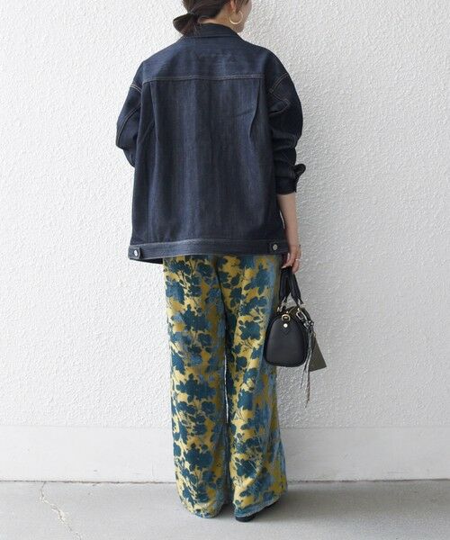 SHIPS / シップス その他パンツ | SHIPS any:〈手洗い可能〉フラワー オパール タック セミワイド イージー パンツ | 詳細13