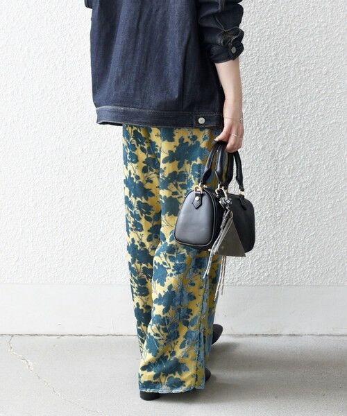 SHIPS / シップス その他パンツ | SHIPS any:〈手洗い可能〉フラワー オパール タック セミワイド イージー パンツ | 詳細16