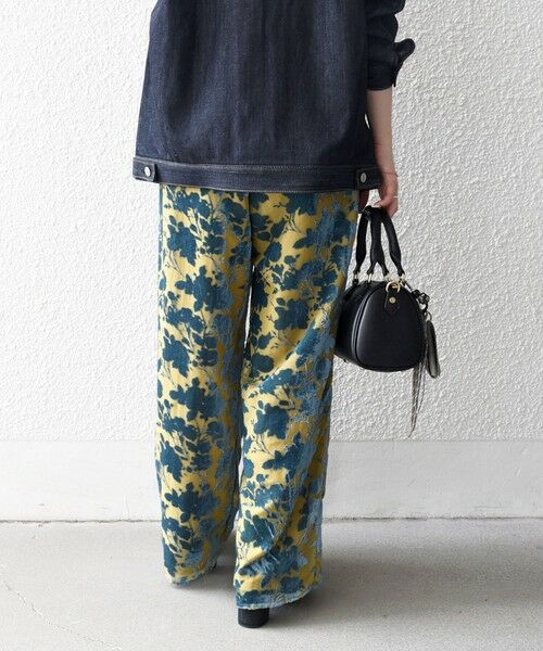 SHIPS / シップス その他パンツ | SHIPS any:〈手洗い可能〉フラワー オパール タック セミワイド イージー パンツ | 詳細17