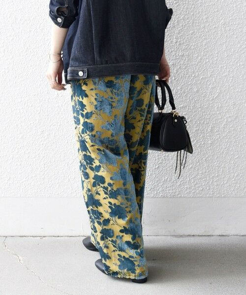 SHIPS / シップス その他パンツ | SHIPS any:〈手洗い可能〉フラワー オパール タック セミワイド イージー パンツ | 詳細18