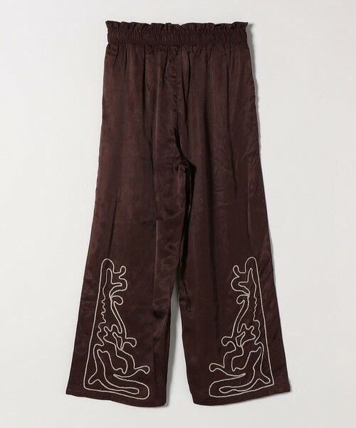 SHIPS / シップス その他パンツ | SHIPS any:〈洗濯機可能〉サテン 刺繍 ストレート イージー パンツ | 詳細19