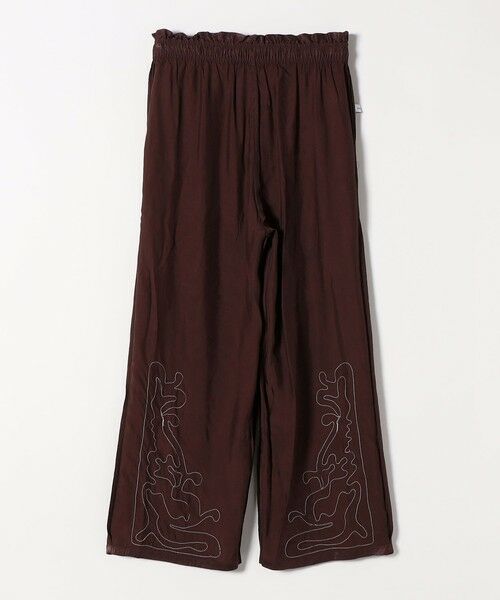 SHIPS / シップス その他パンツ | SHIPS any:〈洗濯機可能〉サテン 刺繍 ストレート イージー パンツ | 詳細22